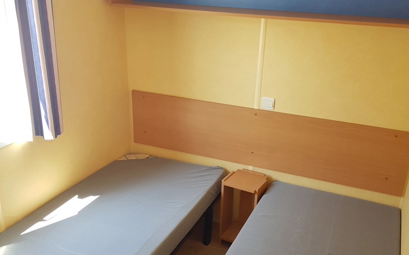 Chambre 2 mobil-home en Normandie