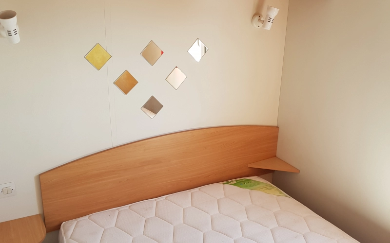 Chambre 1 mobil-home en Normandie