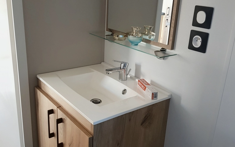 S.D.B mobil-home en Normandie