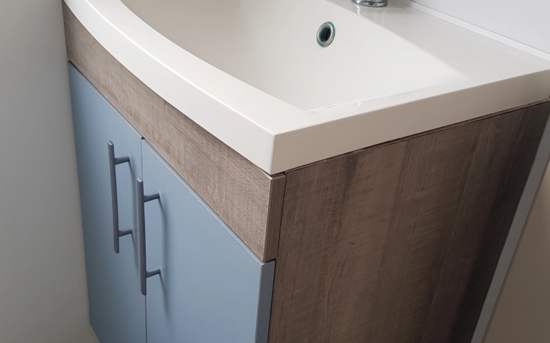 S.D.B mobil-home en Normandie