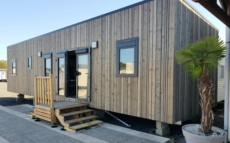 Photo extérieur mobil-home en Normandie