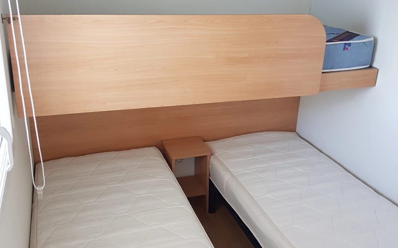 Chambre 2 mobil-home en Normandie