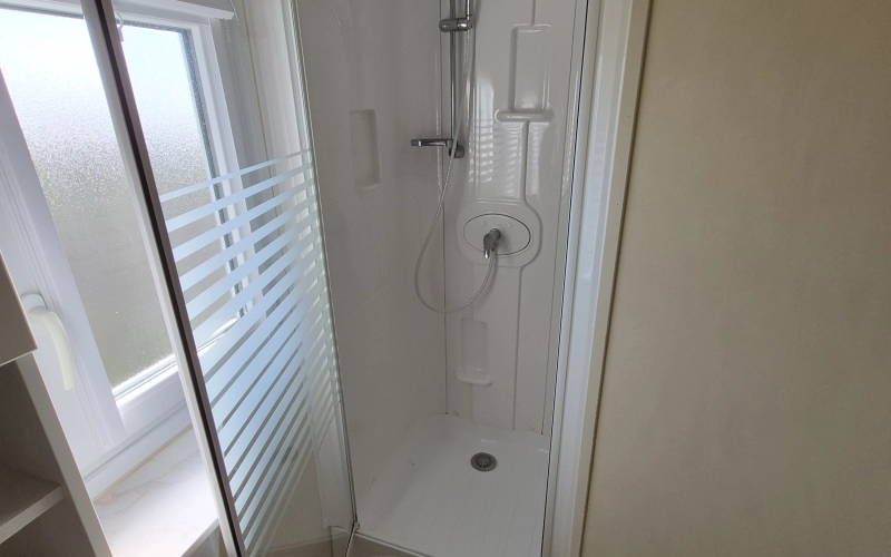 douche mobil-home en Normandie