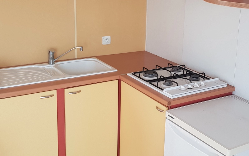 cuisine mobil-home en Normandie