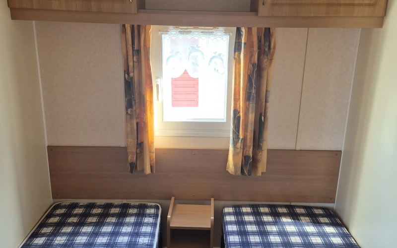 Chambre 2 mobil-home en Normandie