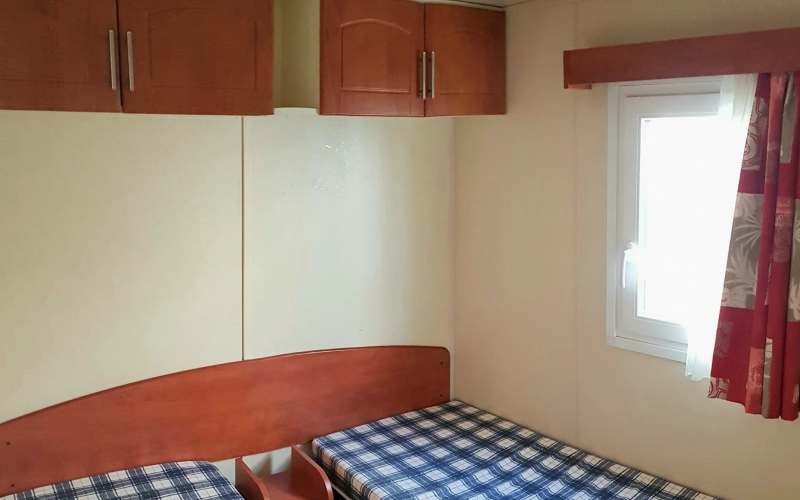 Chambre 2 mobil-home en Normandie