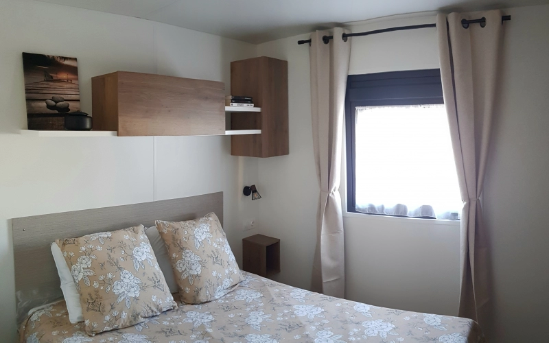 Chambre 1 mobil-home en Normandie