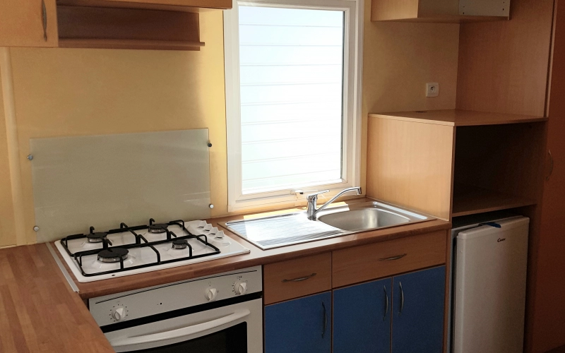 cuisine mobil-home en Normandie