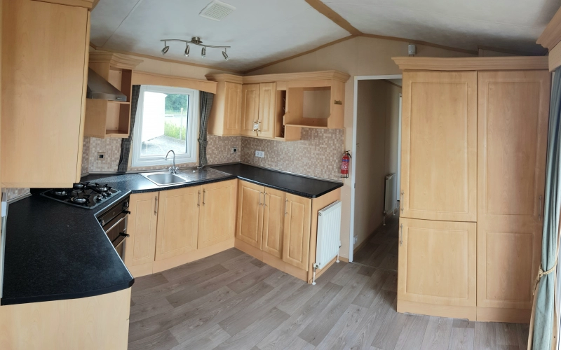 cuisine mobil-home en Normandie