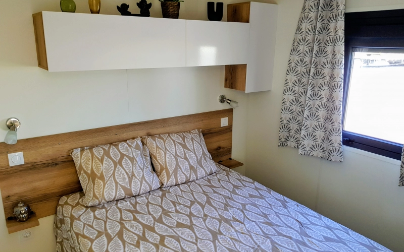 Chambre 1 mobil-home en Normandie