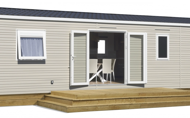 Photo extérieur mobil-home en Normandie