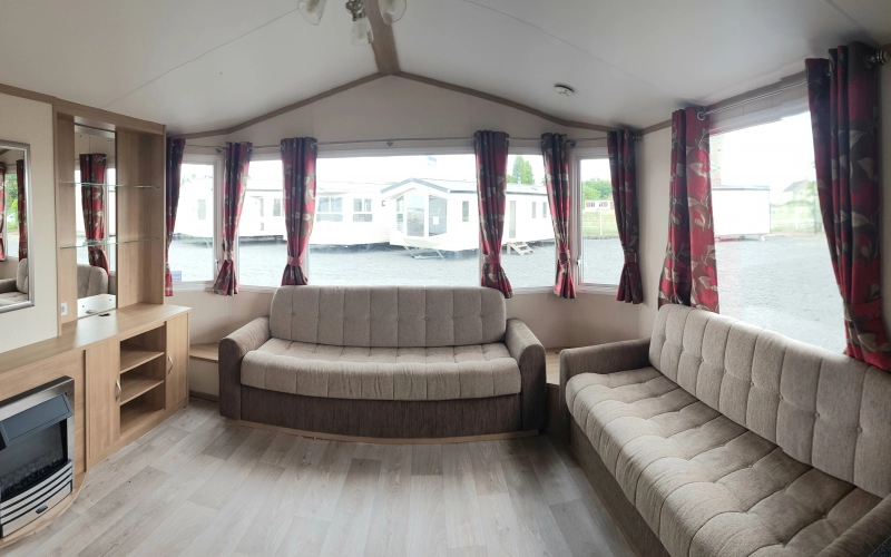 Salon mobil-home en Normandie