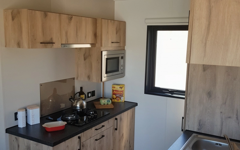 cuisine mobil-home en Normandie