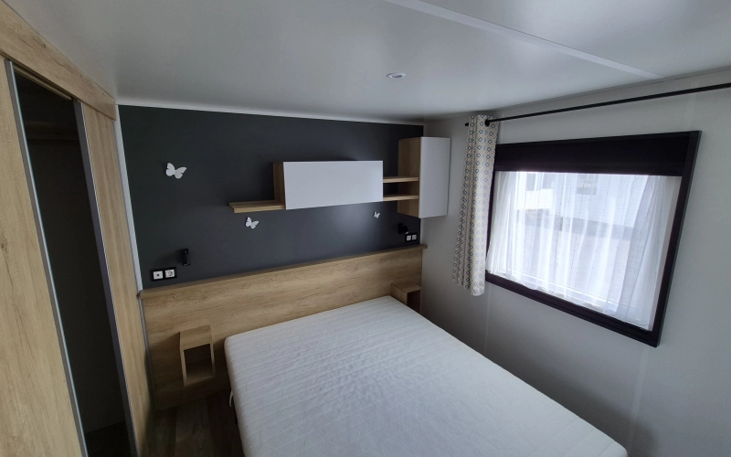 Chambre 1 mobil-home en Normandie