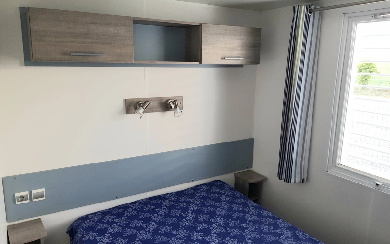 Chambre 1 mobil-home en Normandie