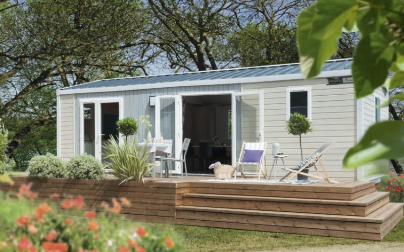 Grand large 2 - exterieur mobil-home en Normandie