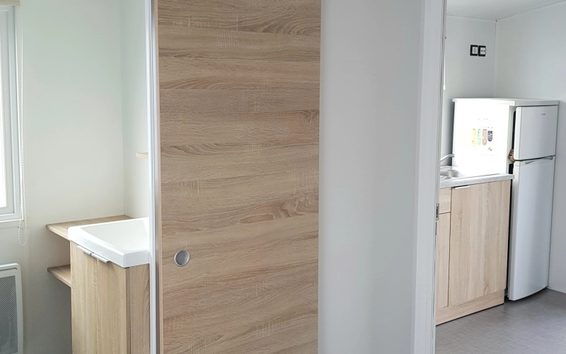 Chambre 1 mobil-home en Normandie