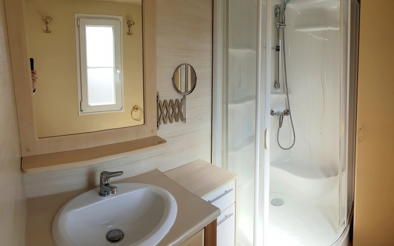 S.D.B mobil-home en Normandie