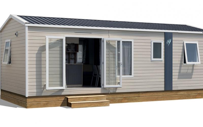 LODGE LO 87 - exterieur mobil-home en Normandie