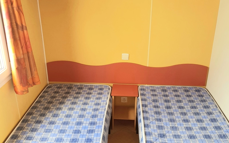 Chambre 2 mobil-home en Normandie