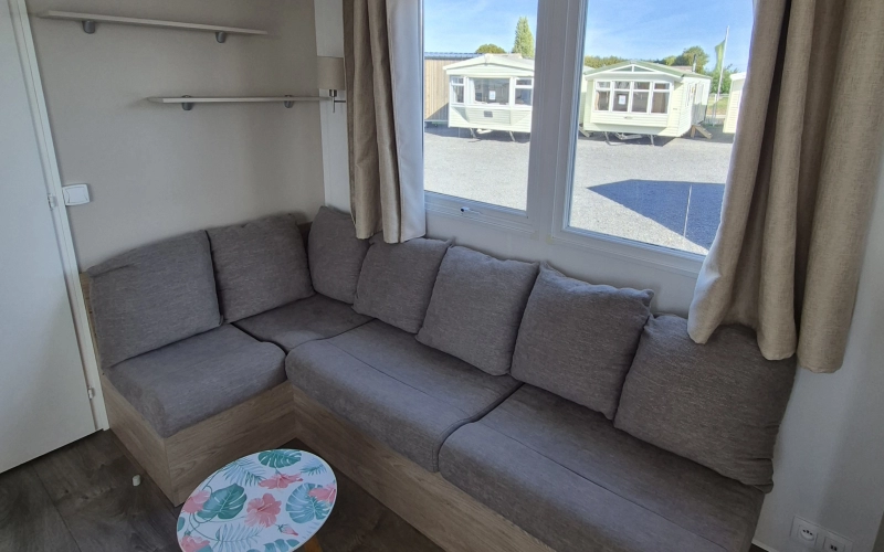Salon mobil-home en Normandie