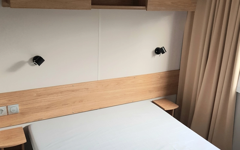 Chambre 1 mobil-home en Normandie