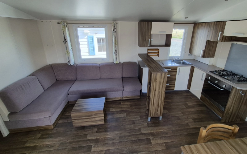 Salon mobil-home en Normandie
