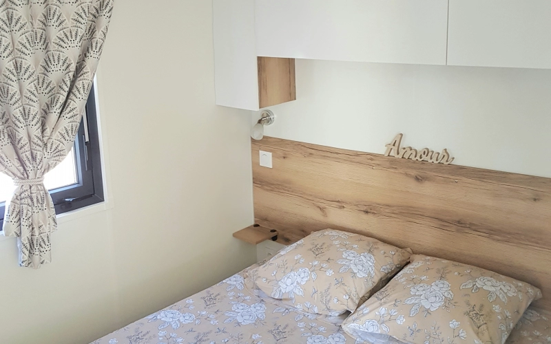 Chambre 1 mobil-home en Normandie
