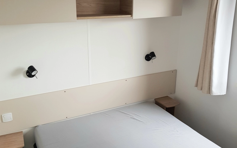 Chambre 1 mobil-home en Normandie
