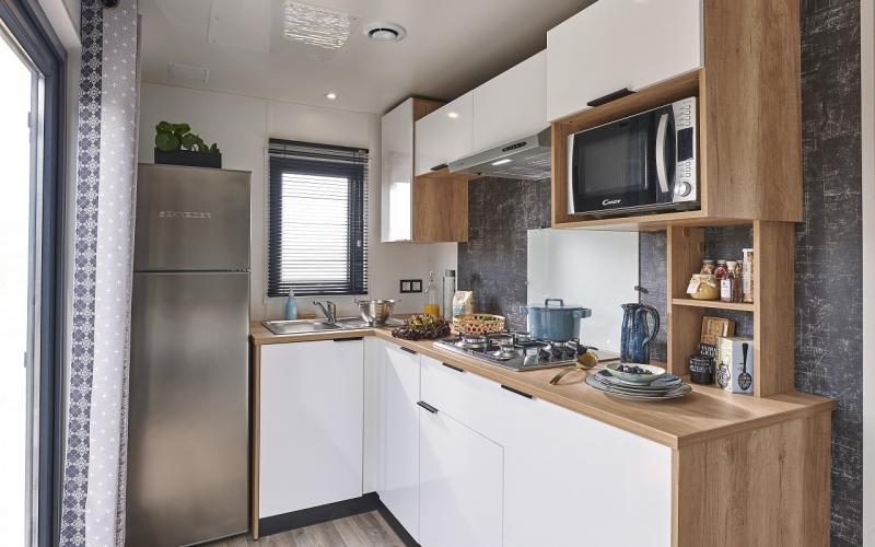 STANDING VP77 - cuisine - Vente mobil-homes neuf et occasion en Normandie