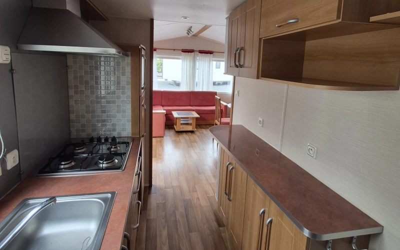 cuisine mobil-home en Normandie