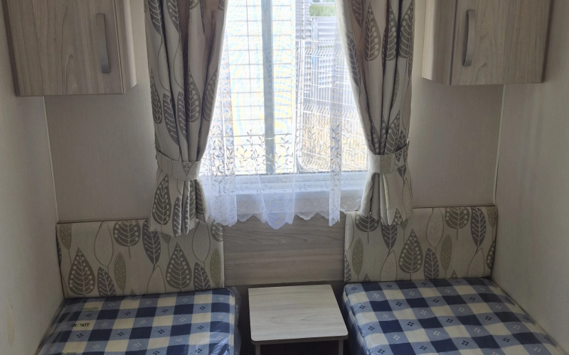 Chambre 3 mobil-home en Normandie