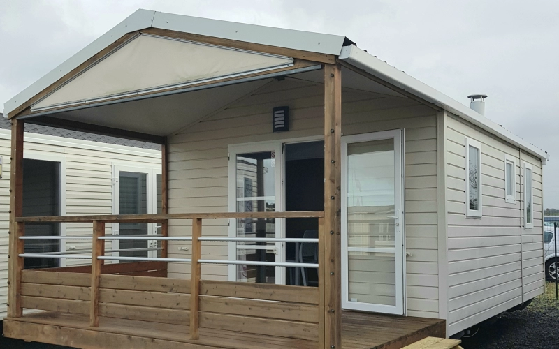 Photo extérieur mobil-home en Normandie