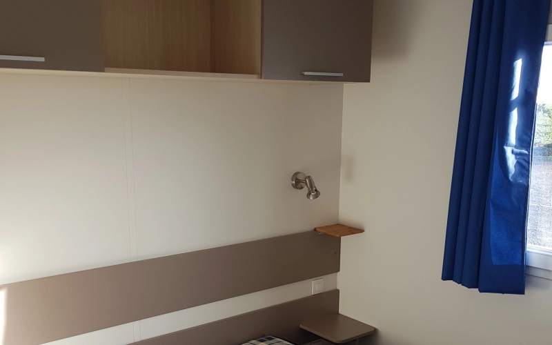 Chambre 1 mobil-home en Normandie