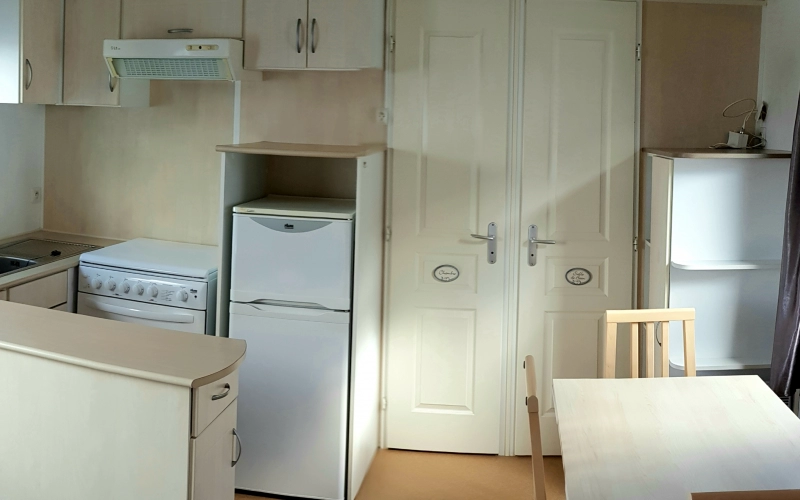 cuisine mobil-home en Normandie