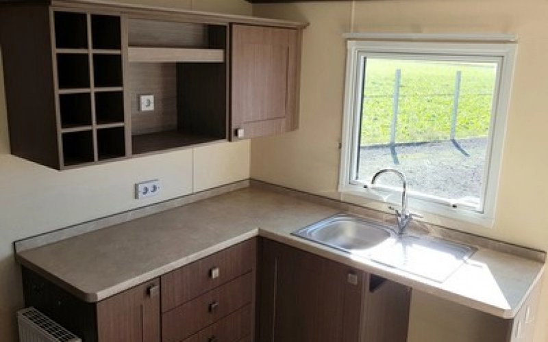cuisine mobil-home en Normandie
