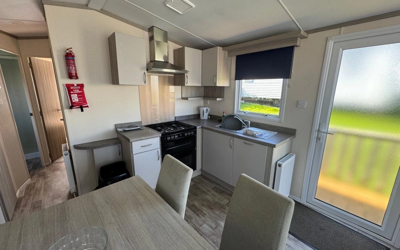 cuisine mobil-home en Normandie