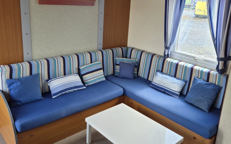 Salon mobil-home en Normandie