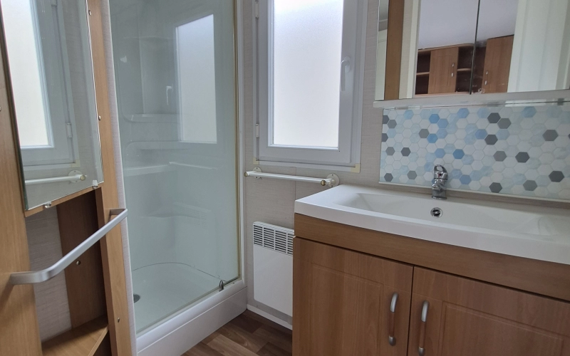 S.D.B mobil-home en Normandie
