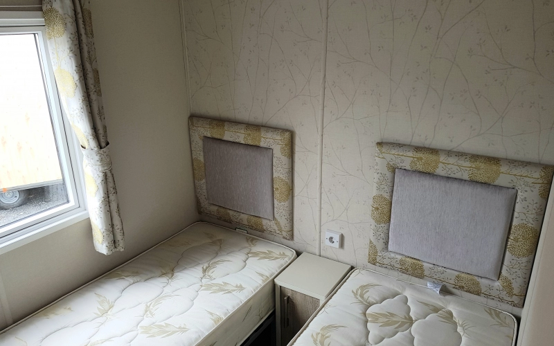 Chambre 2 mobil-home en Normandie