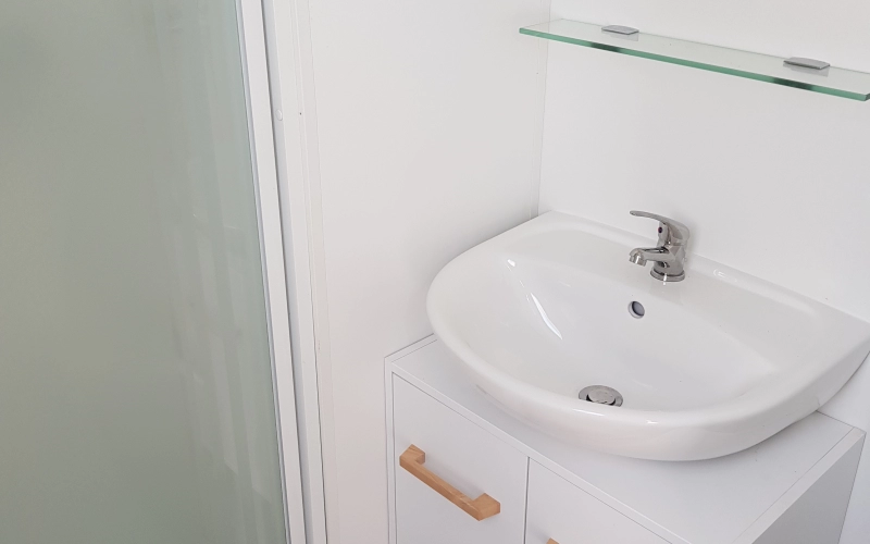 S.D.B mobil-home en Normandie