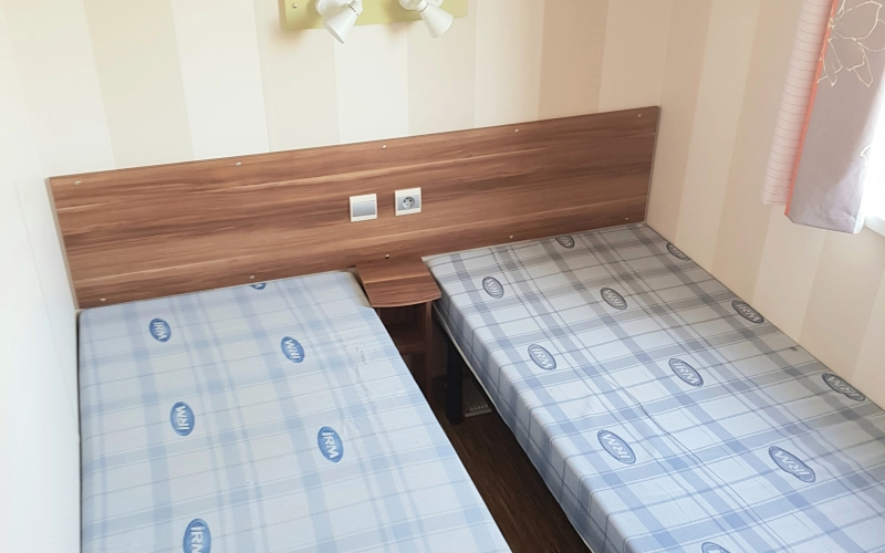 Chambre 2 mobil-home en Normandie