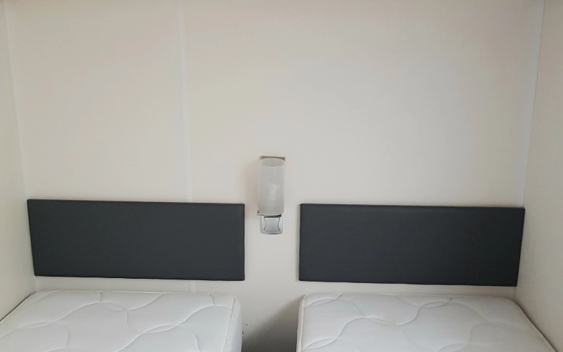 Chambre 3 mobil-home en Normandie