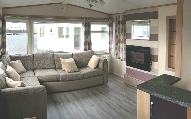 Salon mobil-home en Normandie