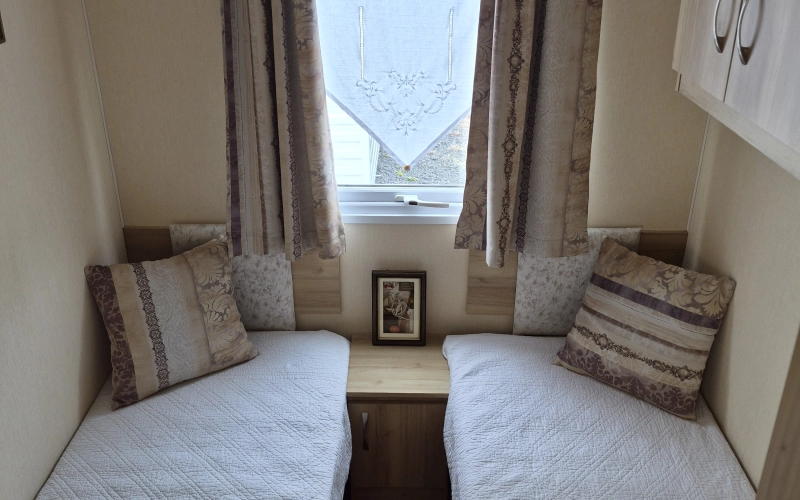 Chambre 2 mobil-home en Normandie