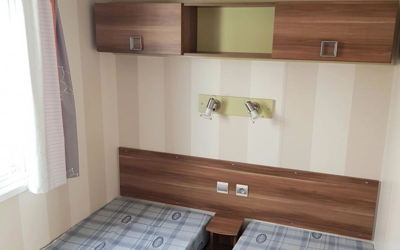 Chambre 3 mobil-home en Normandie