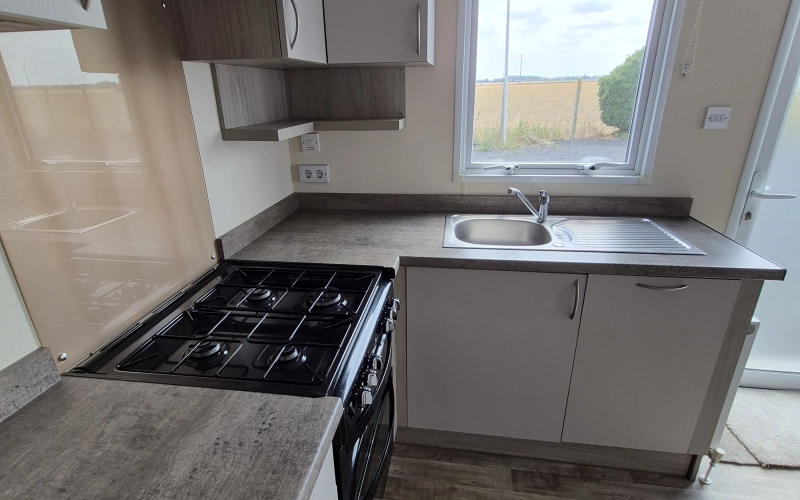 cuisine mobil-home en Normandie