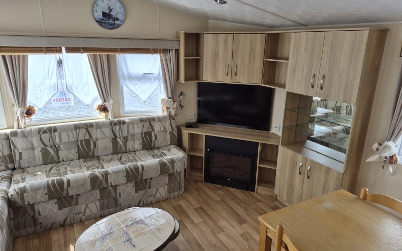 Salon mobil-home en Normandie