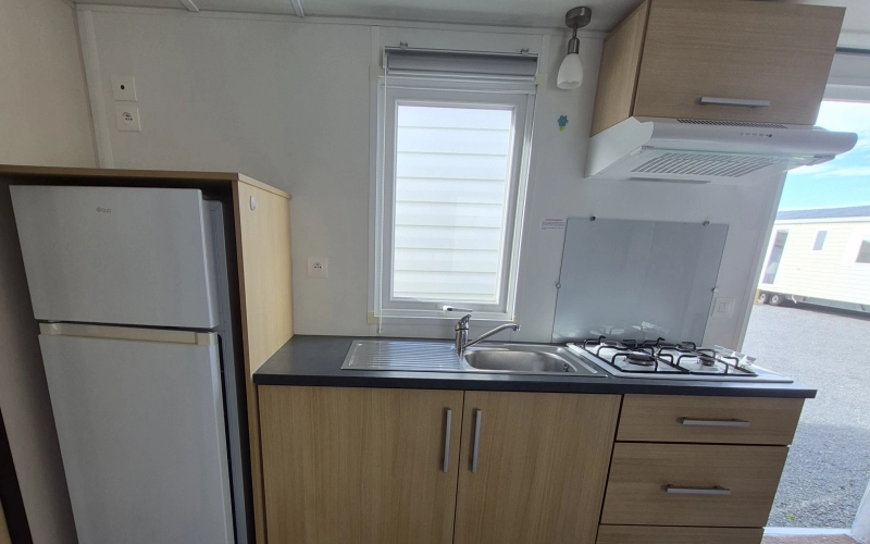 cuisine mobil-home en Normandie