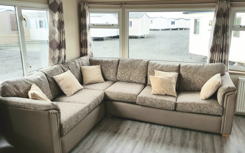 Salon mobil-home en Normandie